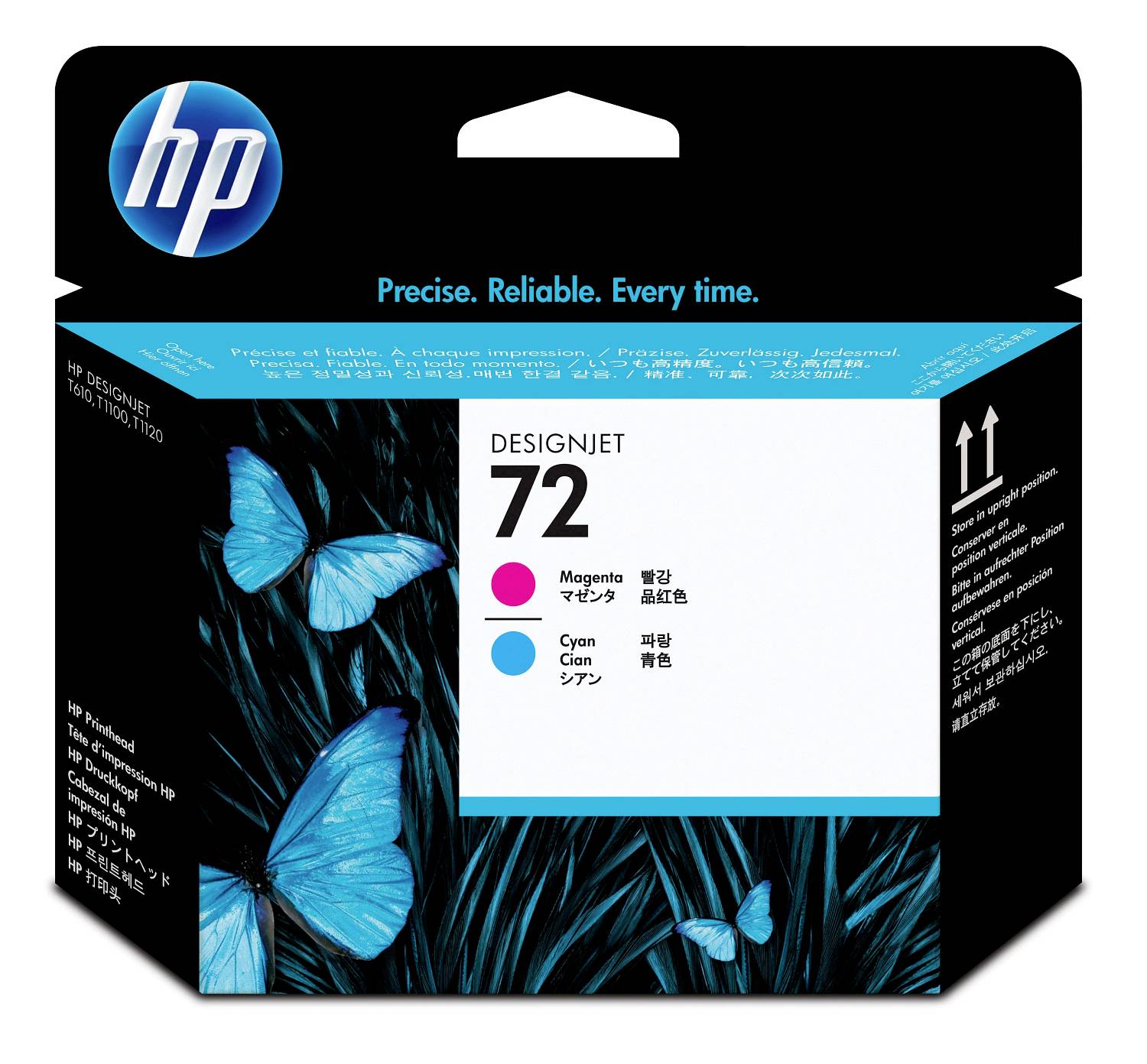 HP tiskalna glava 72 original cianova, magenta C9383A