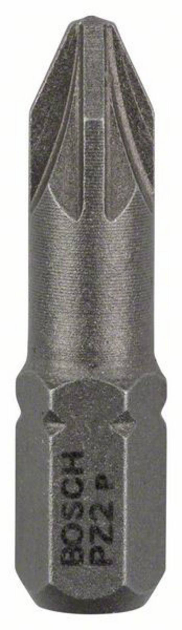 <br>  Bosch Accessories<br>  2607001560<br>  <br>  križni Bit-nastavek<br>  Pogon (izvijač): 1/4" (6.3 mm)<br>  Pogon: križni pozidriv<br>  PZ 2<br>  25 mm<br>