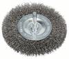 Bosch Accessories Krožna ščetka, valovita, odporna proti rji, 100 mm, 0,3 mm, 10 mm, 4500 vrt / min Premer noge (motorja) 6 mm 2608622124 1 kos