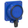 Vtičnica za površinsko pritrditev s pokrovom PCE 20351-8b, modra, 230 V/ 50 Hz, 16 A, IP68
