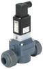 2/2-smerni ventil s servo krmiljenjem Bürkert 42008 24 V/DC material ohišja PVC tesnilni material FKM
