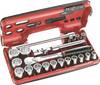 Facom nasadni ključi v kompletu metrični 1/2" (12.5 mm) 21-delni SL.DBOX112PB