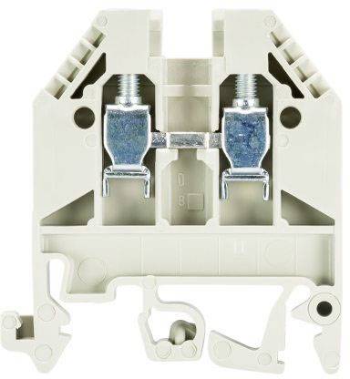 Wieland Electric 57.504.0055.0 vrstna sponka za speljavo kabla siva 1 kos