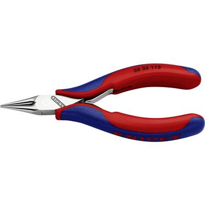 Rdeča in modra Knipex-klešče z iglo, primerne za natančna opravila.