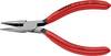 Knipex 37 31 125 elektroniki, finomehaniki polokrogle ploščate klešče ravno orodno jeklo 125 mm