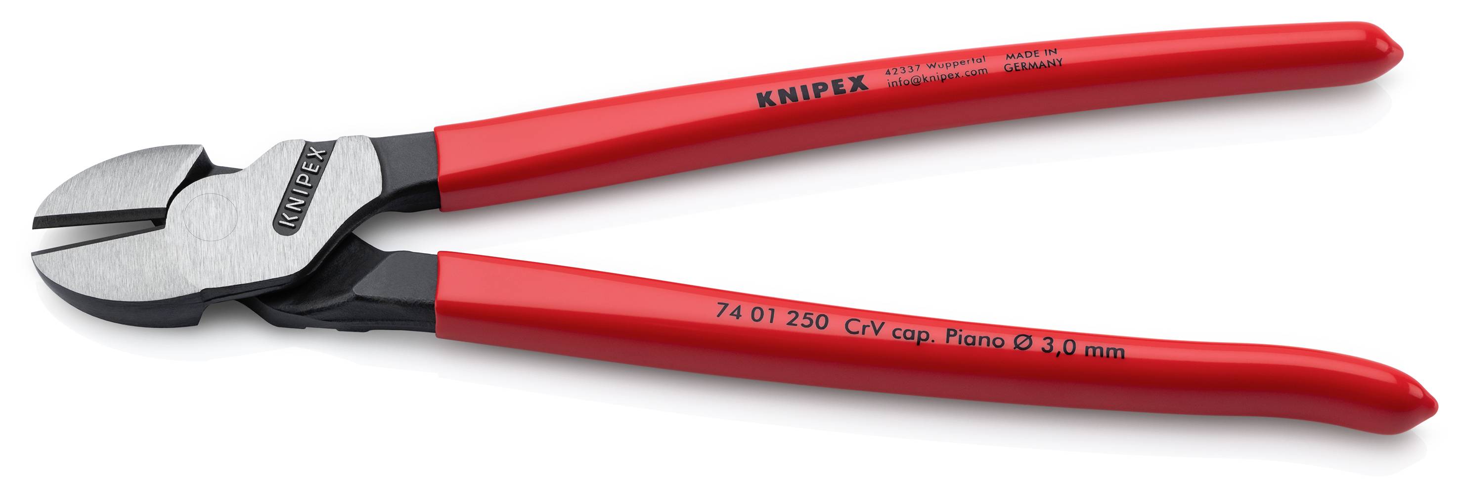 Knipex 74 01 250 delavnica močne stranske klešče s faseto 250 mm