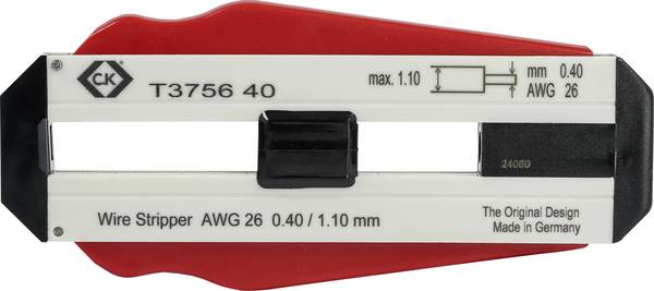 Pripomoček za snemanje izolacije C.K. za kable iz PVC, PTPE itn., 0,40 mm, T3756 40