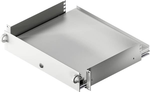 Rittal 7281.035 19 palec  predal za omrežne omare  2 U  razširljiva  sivo-bela (RAL 7035)