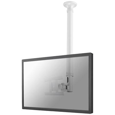 Neomounts FPMA-C100WHITE 1 -kratni  stropni nosilec za monitor 25,4 cm (10") - 76,2 cm (30") bela nastavljiv po višini, 