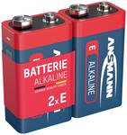Ansmann 6LR61 Red-Line 9 V baterija alkalno-manganov 9 V 2 kos