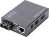 Medijski pretvornik, večkratni način, 10/100Base-TX zu 100Base-FX, vklj.. napajalnik SC vtič do 2k Digitus DN-82020-1 DIGITUS