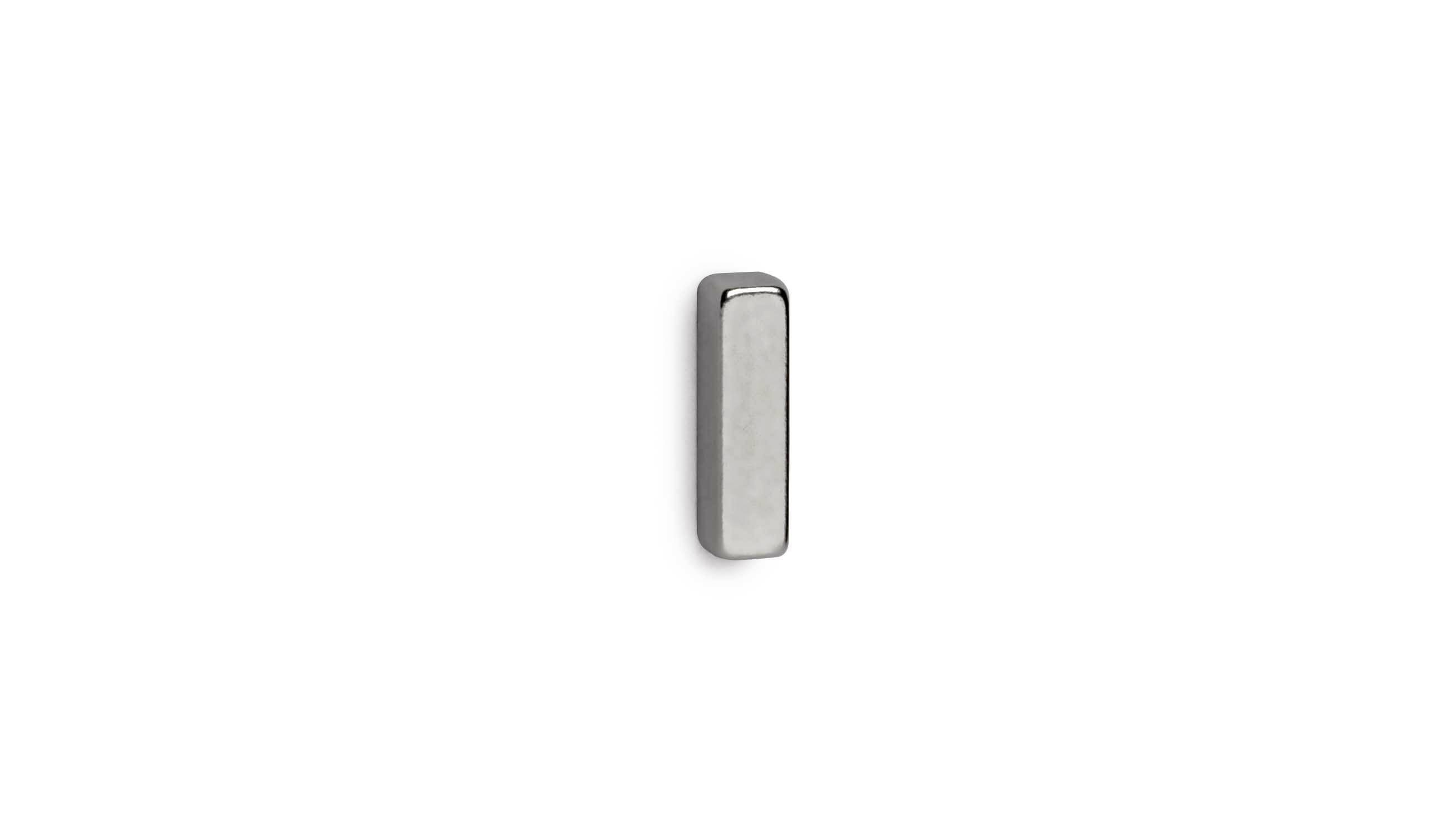 Maul neodim magnet MAUL (Š x V x G) 15 x 4 x 4 mm pravokotna, palica srebrna 4 kos 6169096