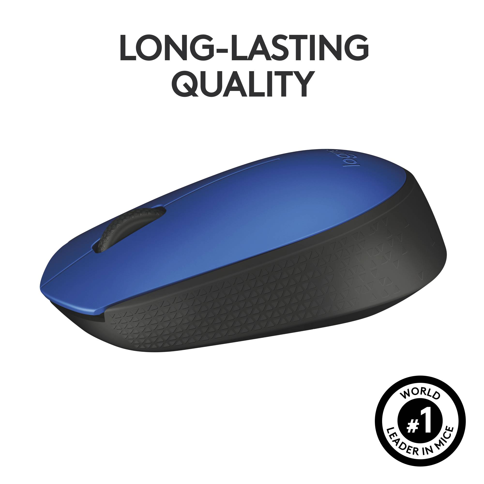 Logitech M171 miška brezžično, brezžično optični modra, črna 3 Tipke 1000 dpi-4