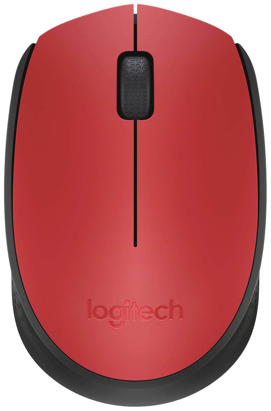 Logitech M171 miška brezžično, brezžično optični rdeča, črna 3 Tipke 1000 dpi