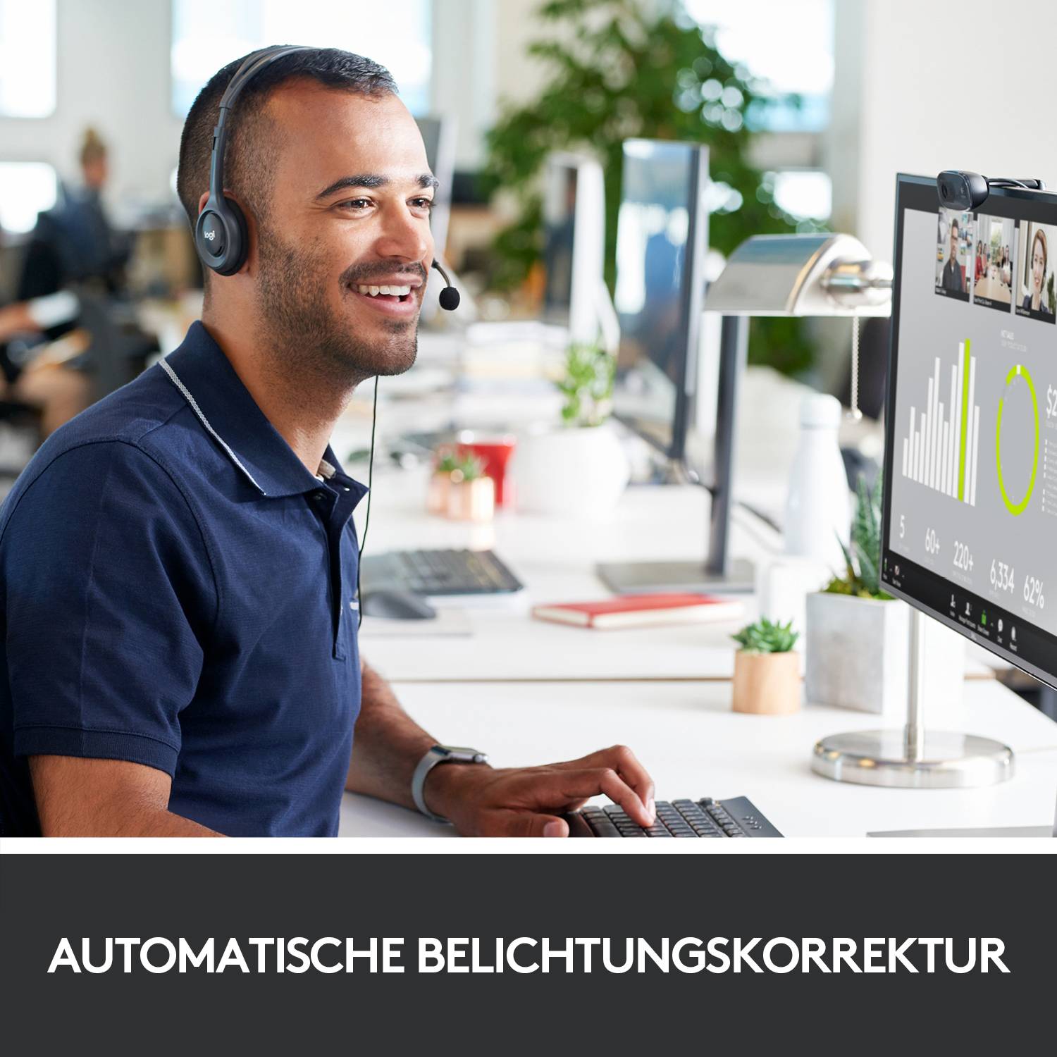 HD spletna kamera Logitech C270, 720p-3