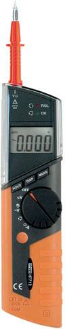 Ročni multimeter, digitalni HT Instruments HT712 kalibracija narejena po: delovnih standardih, CAT IV 600 V št. znakov na zaslonu: 4000