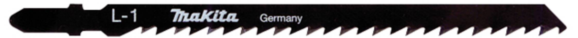 Žaga z napisom 'Makita Germany' in zobmi na spodnjem robu.