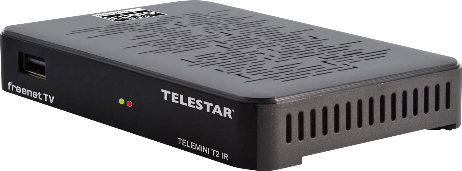 Telestar Telemini T2 IR DVB-T2 sprejemnik nemški DVB-T2 standard (h.265) Število sprejemnikov: 1-0
