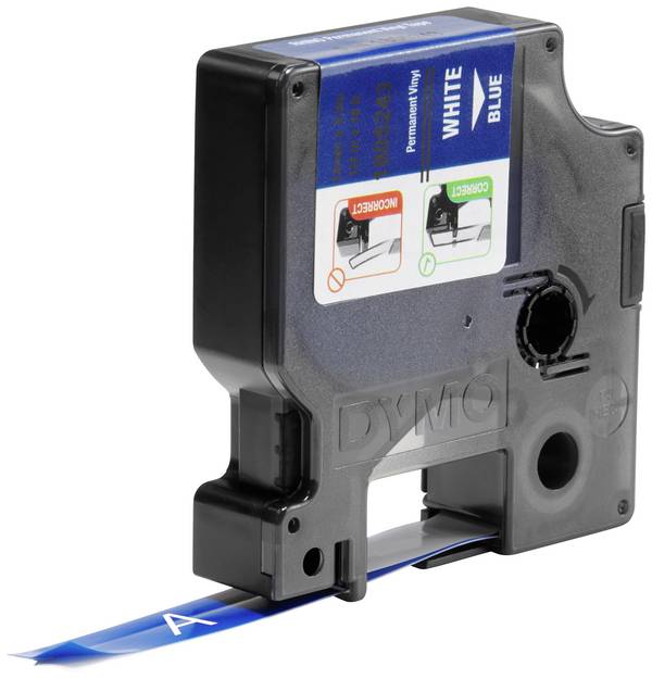 DYMO IND RHINO 1805243 vinil Barva traku: modra Barva pisave:bela 12 mm 5.5 m