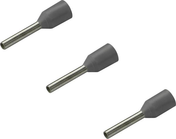 4050.743 Rittal votlica 1 x 0.75 mm x 8 mm delno izolirana, sive barve 500 kosov