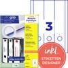 Avery-Zweckform nalepke za fascikle L4759-10 61 x 297 mm papir bela permanentno 30 kos
