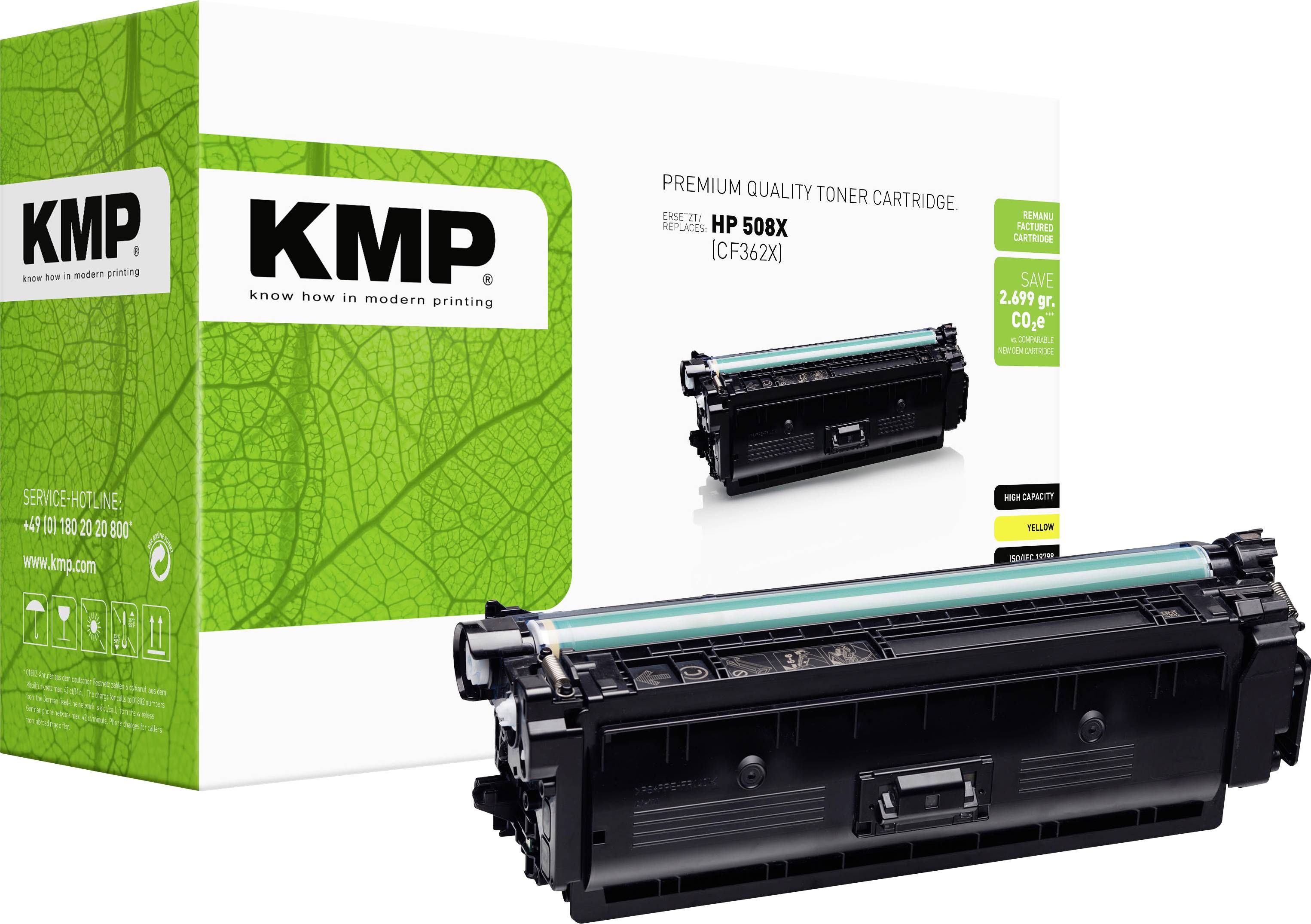 KMP toner zamenjava HP 508X, CF362X kompatibilnost rumena 9500 Strani H-T223YX 2537,3009