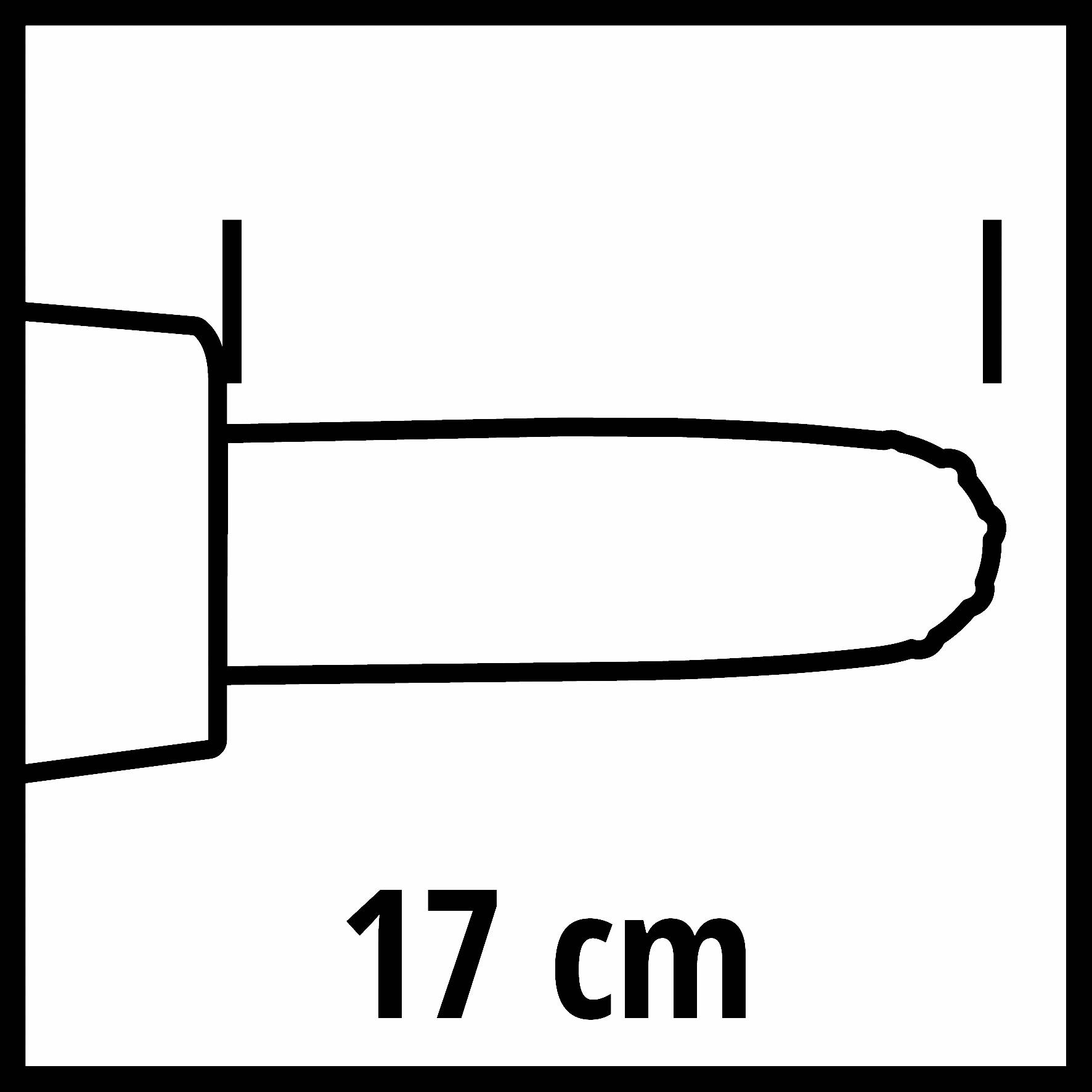 Aluminijasto prekrivno profil, 17 cm dolgo
