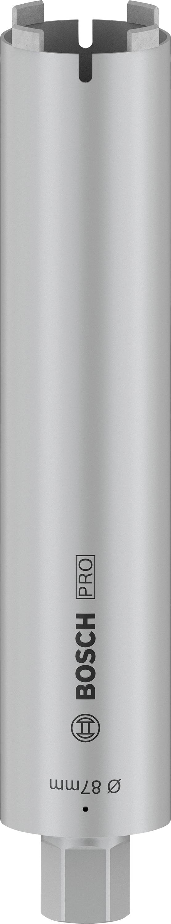 Kovinski svedri 'Bosch Pro' s premerom 67 mm, cilindrične oblike, srebrne barve, namenjeni profesionalni uporabi.