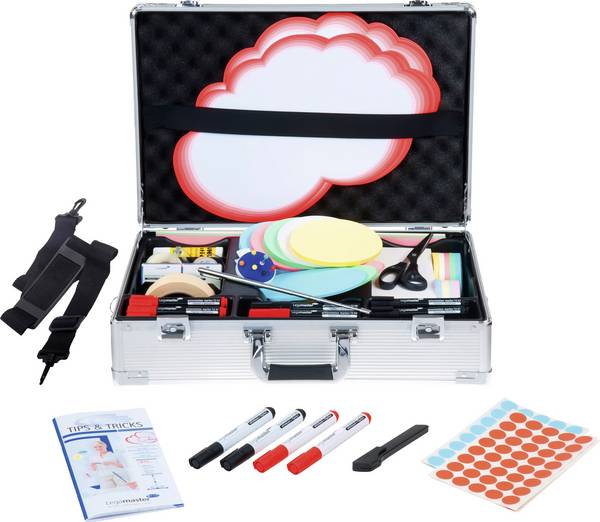 Legamaster Professional predstavitveni kovček aluminij Število delov: 3200 540 mm x 350 mm x 160 mm kovinska