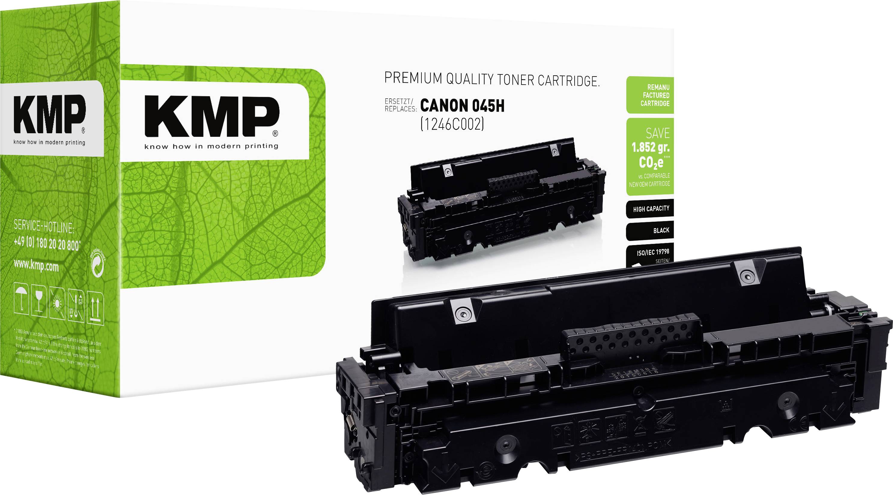 KMP kartuša s tonerjem zamenjava Canon 045H kompatibilnost črna 2800 Strani C-T40BX