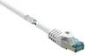 Renkforce RF-5044036 RJ45 omrežni kabel, Patch kabel CAT 6a S/FTP 5.00 m bela z zaščitnim zapornim zatičem, ognjevaren 1 kos