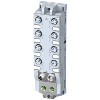 Elektronski modulni blok z več okroglimi priključki in tehnično oznako, primeren za industrijske aplikacije.
