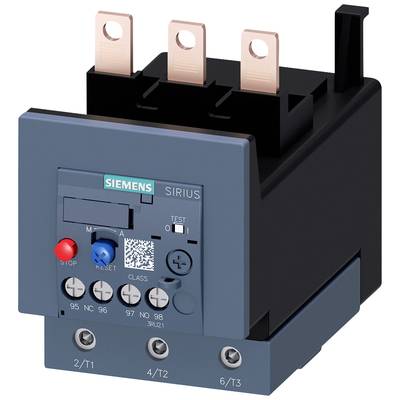 Siemensovo Sirius prekrmilno relejem s tipkami in priključki za krmiljenje in zaščito električnih motorjev.