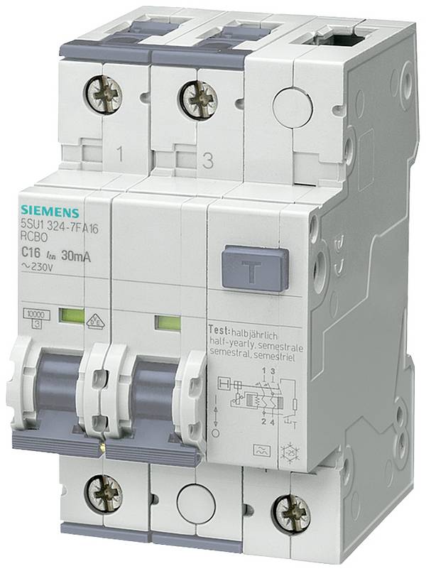 Siemens 5SU13246KX06 stikalo     6 A 0.03 A 110 V