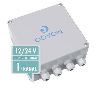  m-e modern-electronics  Odyon  RW24010-433-R-12/24  12 V, 24 V  sprejemnik    1-kanalni  Domet (maks. na prostem) 1000