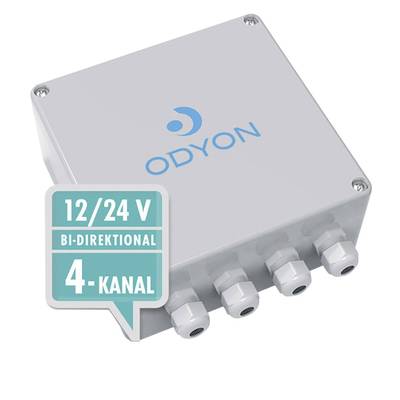   m-e modern-electronics  Odyon  RW24040-433-R-12/24  12 V, 24 V  sprejemnik    4-kanalni  Domet (maks. na prostem) 1000