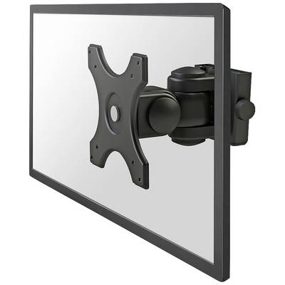 Ploščat zaslon s črno oporo na zadnji strani, ki omogoča prilagoditev kota pogleda; na zaslonu ni vidnih vsebin.