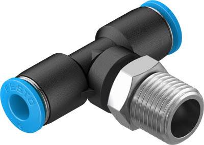 FESTO T-priključek 130796 QST-1/4-6-100 Premer cevi: 6 mm 1 kos