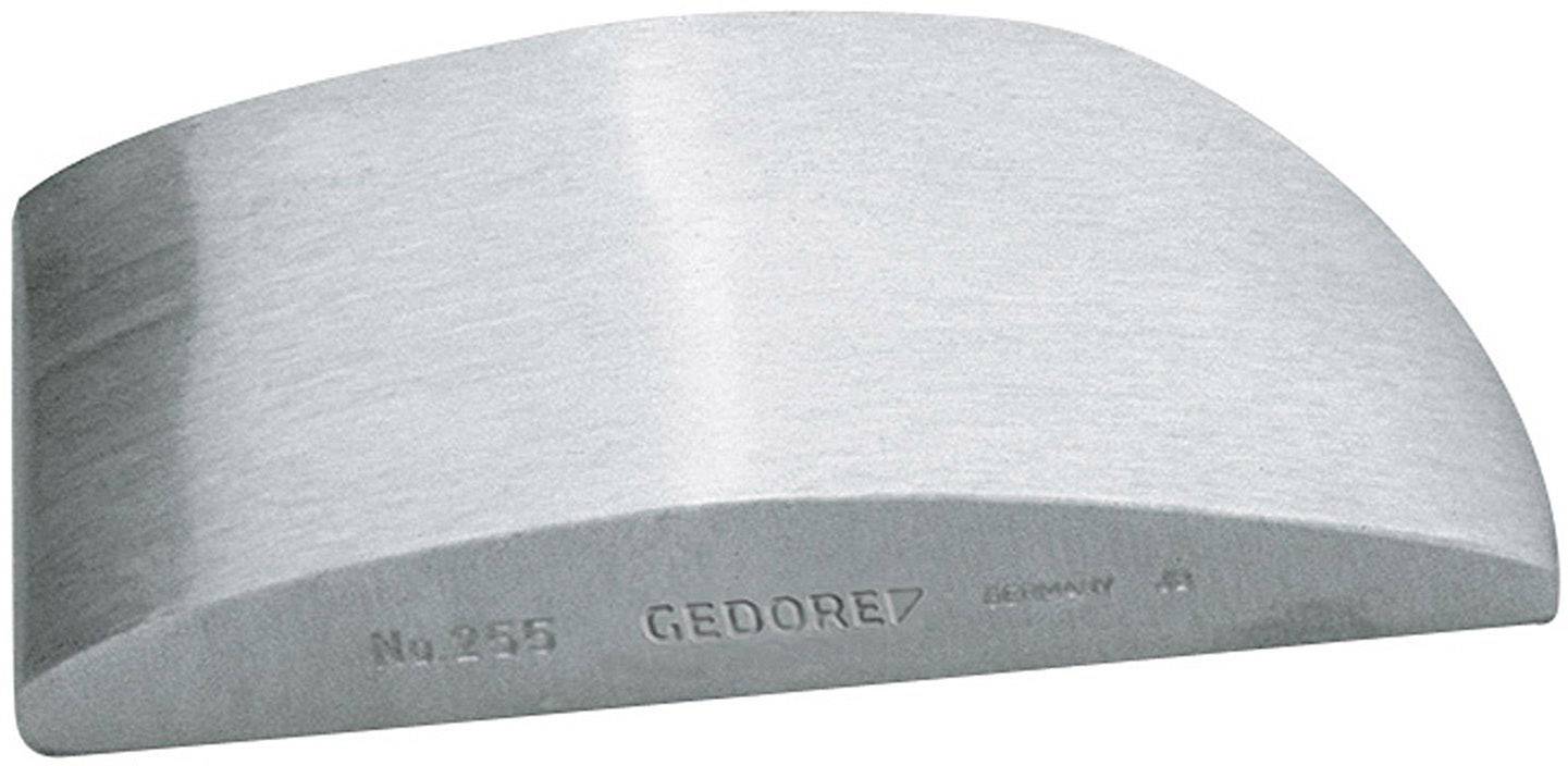 Kovinski vlečni dletni s fino, zaobljeno površino in napisom 'No. 255 GEDORE' na strani.