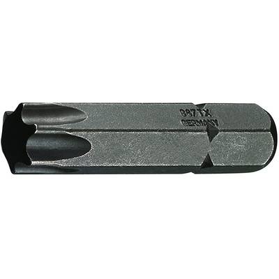 Kovinski bitni nastavek z napisom '887 TX GERMANY', Torx profil, primeren za vijačenje.