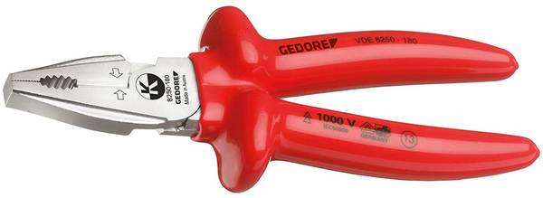 Gedore 6720090 VDE močne kombinirane klešče 180 mm