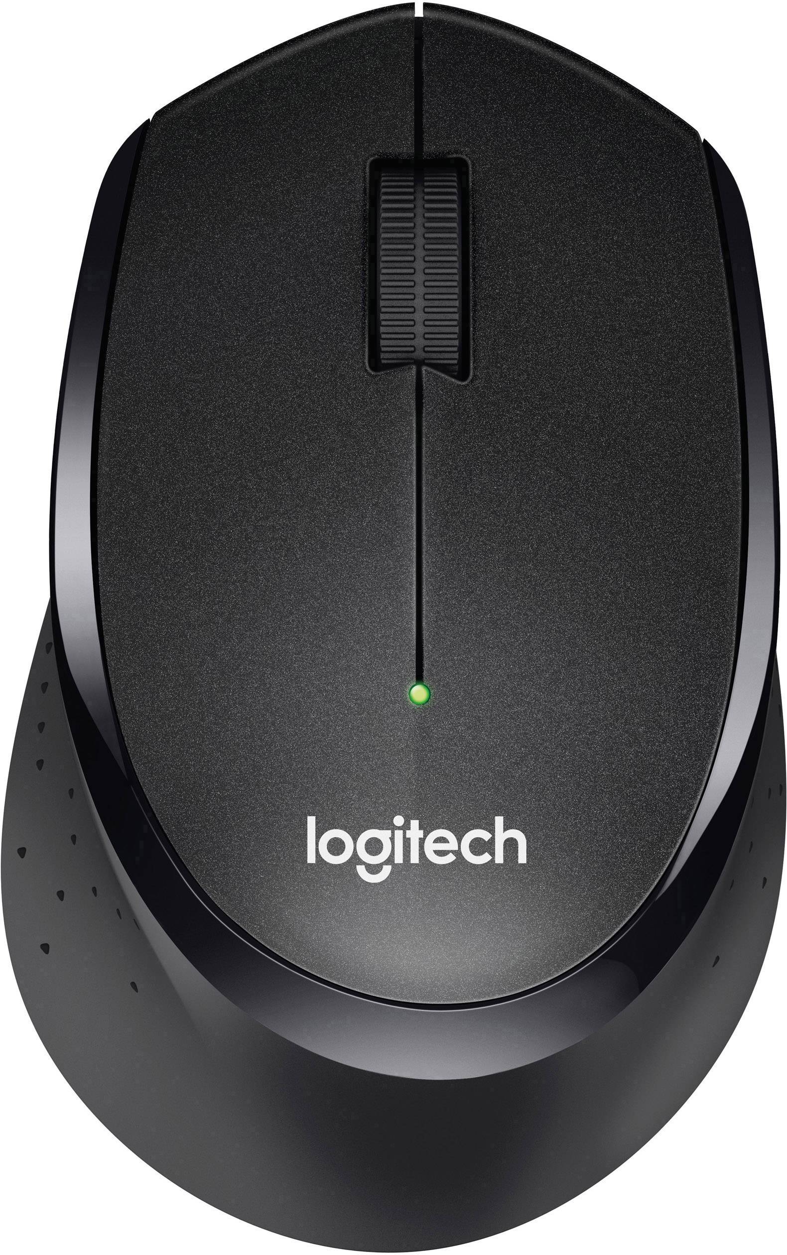 Logitech B330 Silent+ miška brezžično optični črna 3 Tipke 1000 dpi