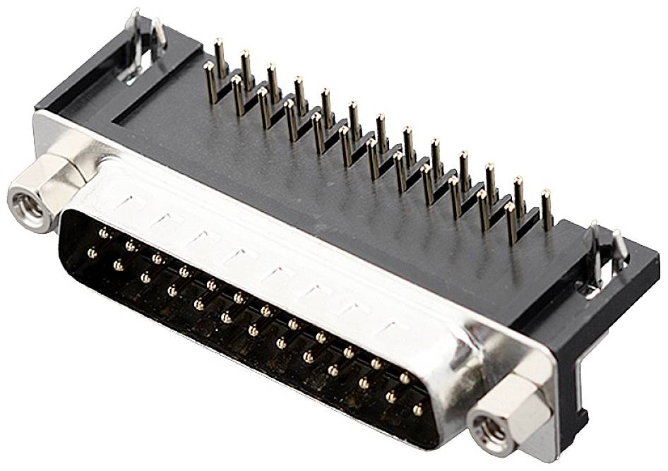 encitech DRB-25M-TBG-110 2103-2100-03 D-Sub pin trak 90 ° Število pinov: 25 spajkalni zatič 1 kos Tray