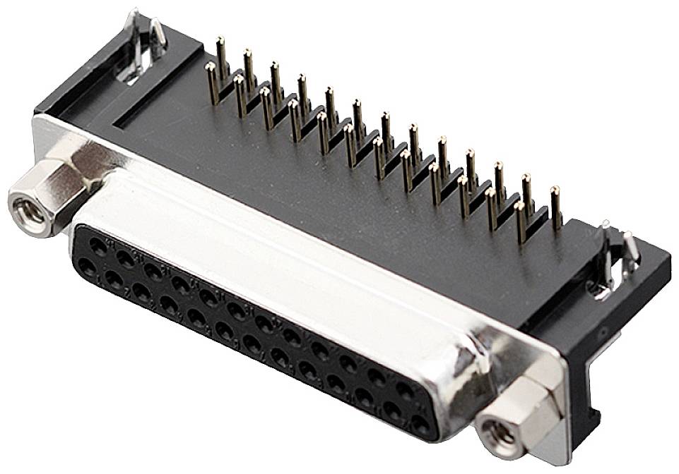 encitech DRB-25F-TBG-110 2103-2100-13 D-Sub letev z ženskimi kontakti 90 ° Število pinov: 25 spajkalni zatič 1 kos Tray