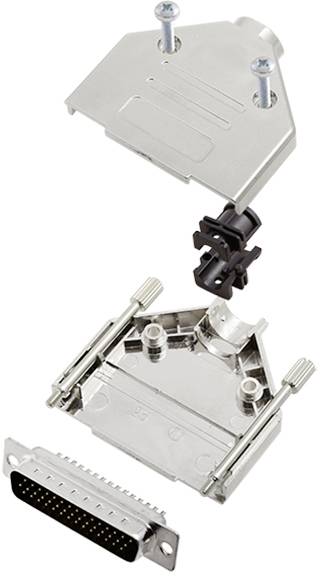 TRU COMPONENTS TCDTPKM25HDP44K 7709052-SR komplet D-Sub pin trakov 180 ° Število pinov: 44 spajkalni nastavek 1 kos