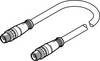 FESTO 564189 priključni kabel za senzor/aktuator M12 25.00 cm Število polov: 8 1 kos