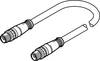 FESTO 564191 priključni kabel za senzor/aktuator M12 x 1 1.00 m Število polov: 8 1 kos Piece