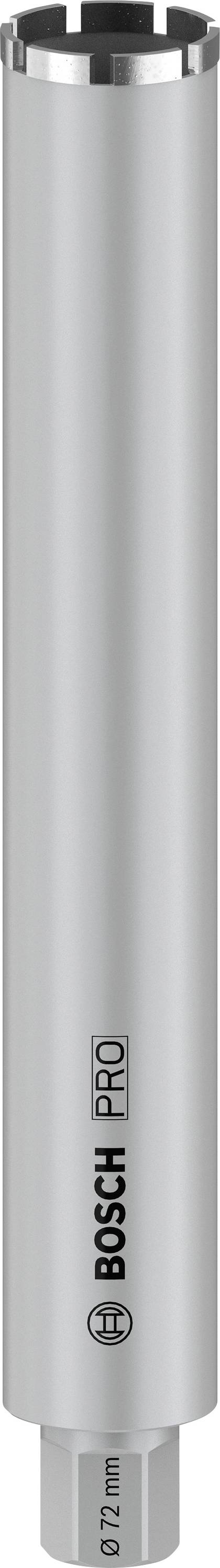 Diamantna vrtalna krona Bosch Pro s premerom 127 mm, srebrne barve, cilindrične oblike, primerna za profesionalno uporabo.