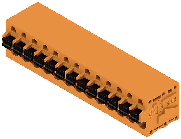 Weidmüller 1330830000 vijačna vrstna sponka 2.5 mm² Število pinov 13 oranžna 20 kos