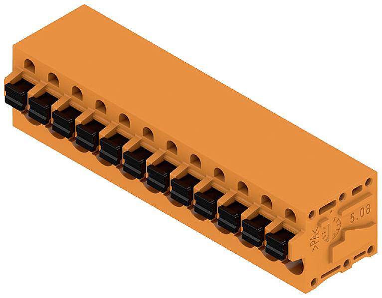Weidmüller 1330820000 vijačna vrstna sponka 2.5 mm² Število pinov 12 oranžna 20 kos